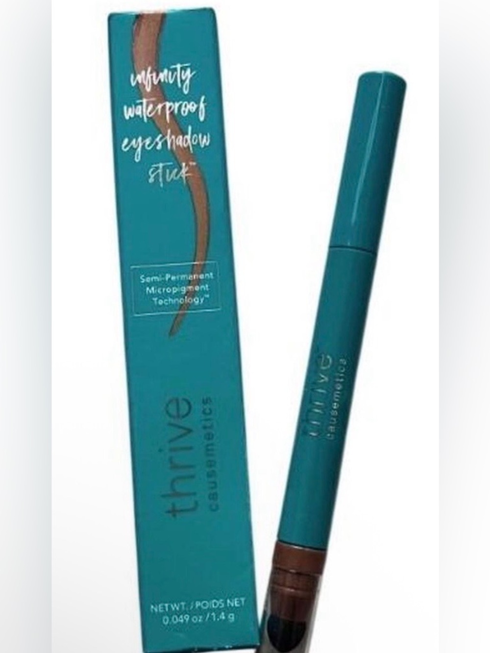thrive causemetics Infinitely Waterproof Eyeshadow Stick - brown